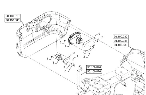 920019343 - фара боковая в сборе