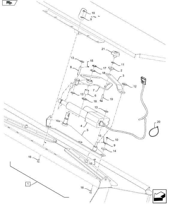 47465790 - рычаг поворотный