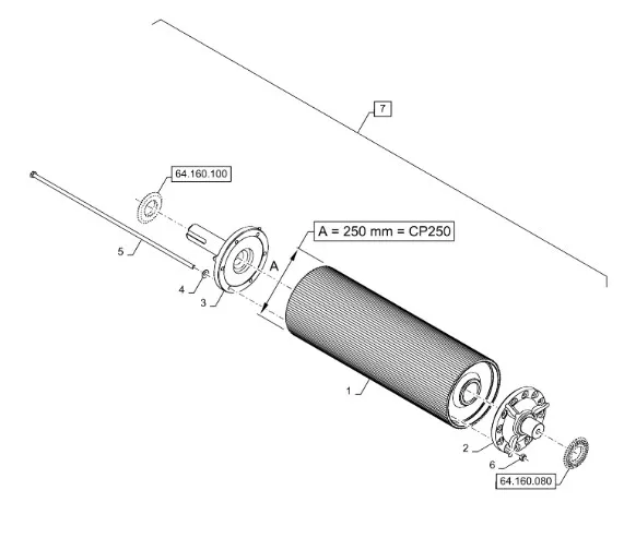 51511874 - Измельчительный барабан